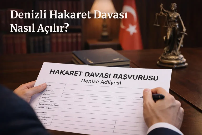 Denizli hakaret davası nasıl açılır